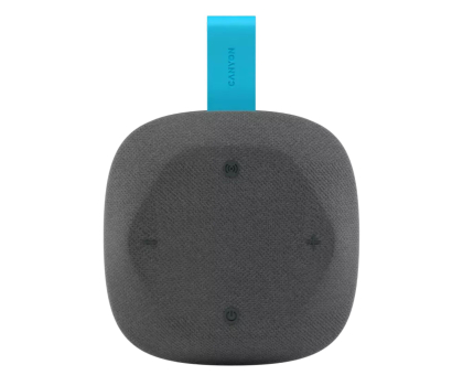 Głośnik przenośny CANYON Głośnik Bluetooth HEXAGON 10 TWS 8W IPX5 Szaro - Niebieski